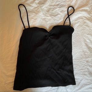Reformation black tank top